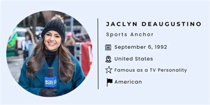 Jaclyn Deaugustino Height, Weight, Net Worth, Age, Birthday, Wikipedia, Who, Instagram, Biography